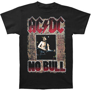 AC/DC No Bull Poster T-shirt