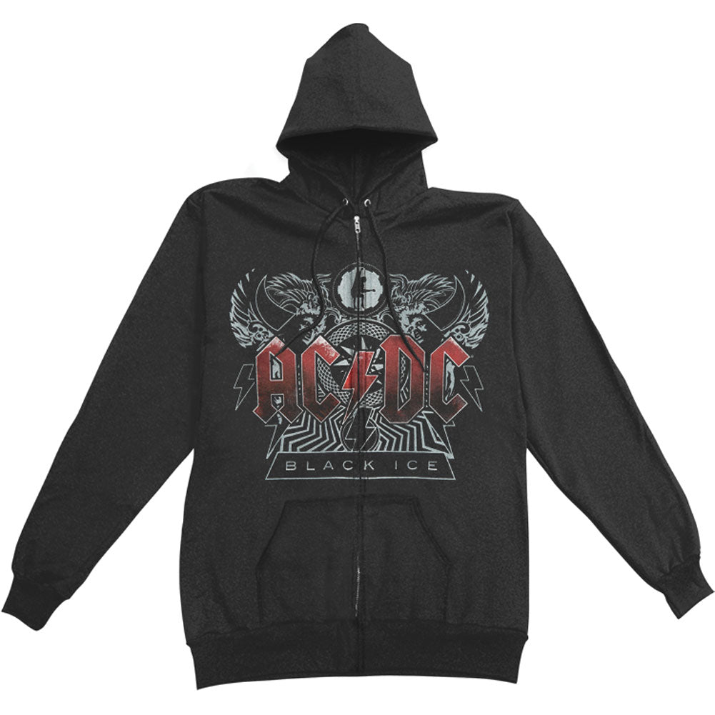 AC/DC Zippered Hooded Sweatshirt