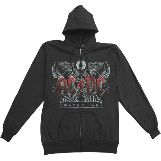 AC/DC Zippered Hooded Sweatshirt