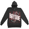 Zippered Hooded Sweatshirt