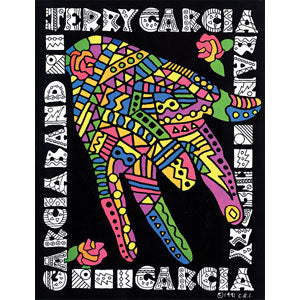 Jerry Garcia Mosaic Hand Sticker