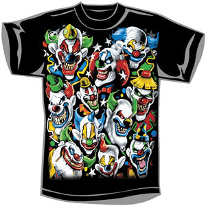 Fantasy Colored Clowns T-shirt