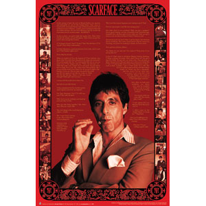 Scarface Domestic Poster