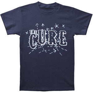 Cure Shocking Logo Navy T-shirt