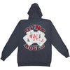 Zippered Hooded Sweatshirt