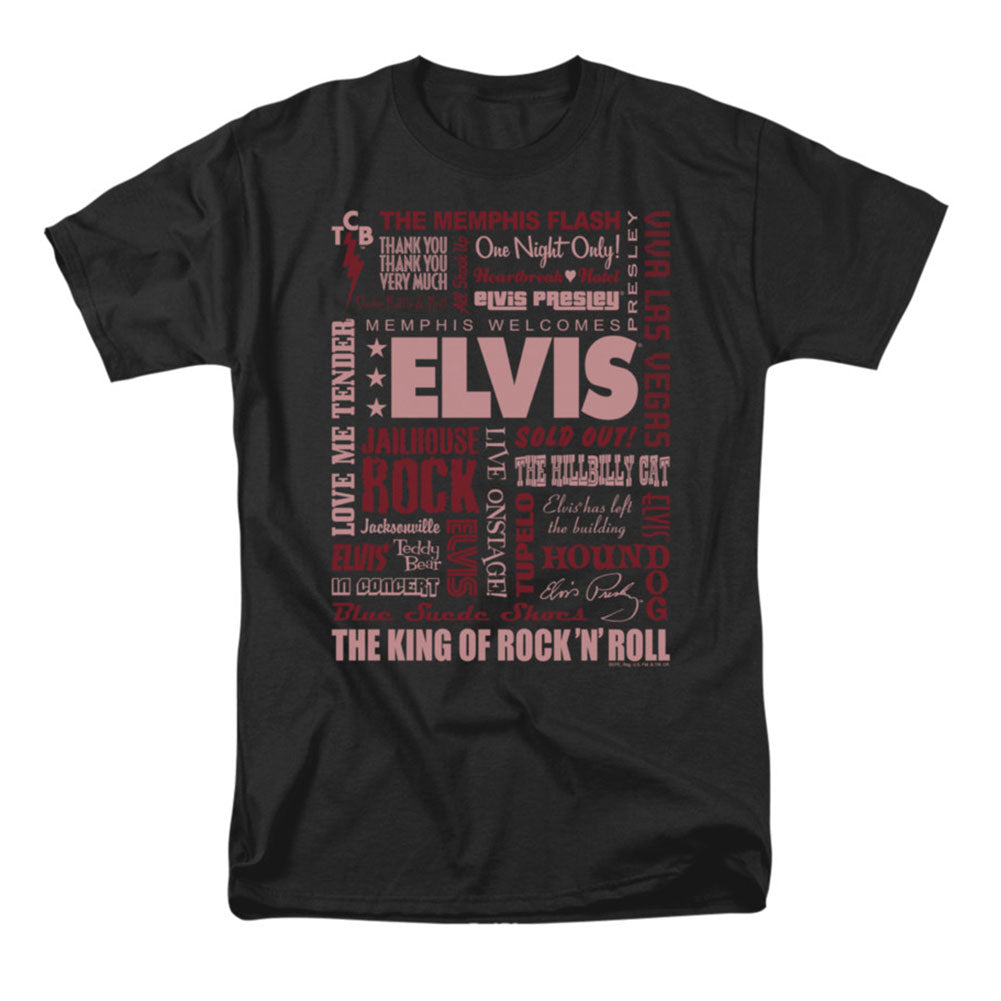 Elvis Presley Whole Lotta Type T-shirt