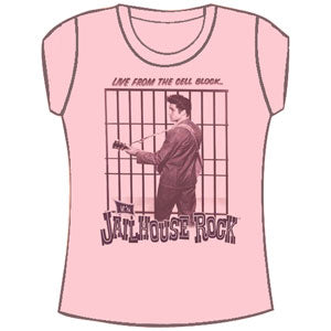 Cell Block Rock Tissue Cap Sleeve Junior Top
