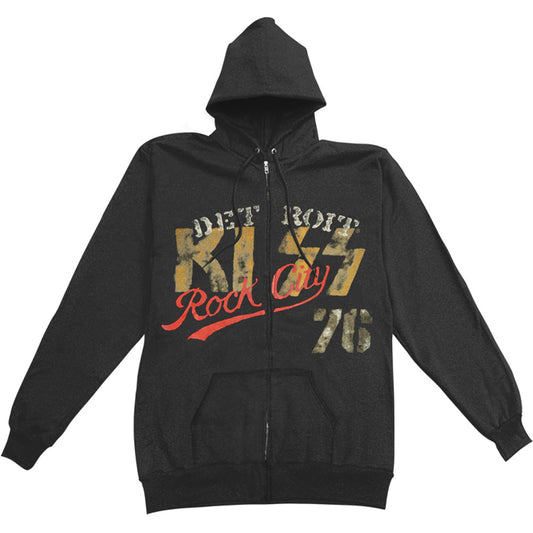 KISS Detroit Zippered Hooded Sweatshirt