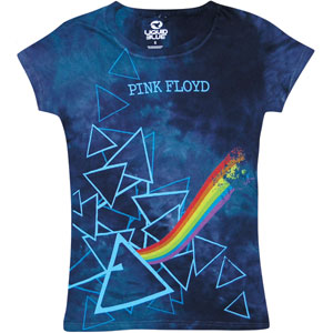 Pink Floyd Prisms Juniors Long Length Junior Top