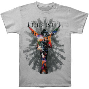 Michael Jackson This Is It Collage Grey T-shirt