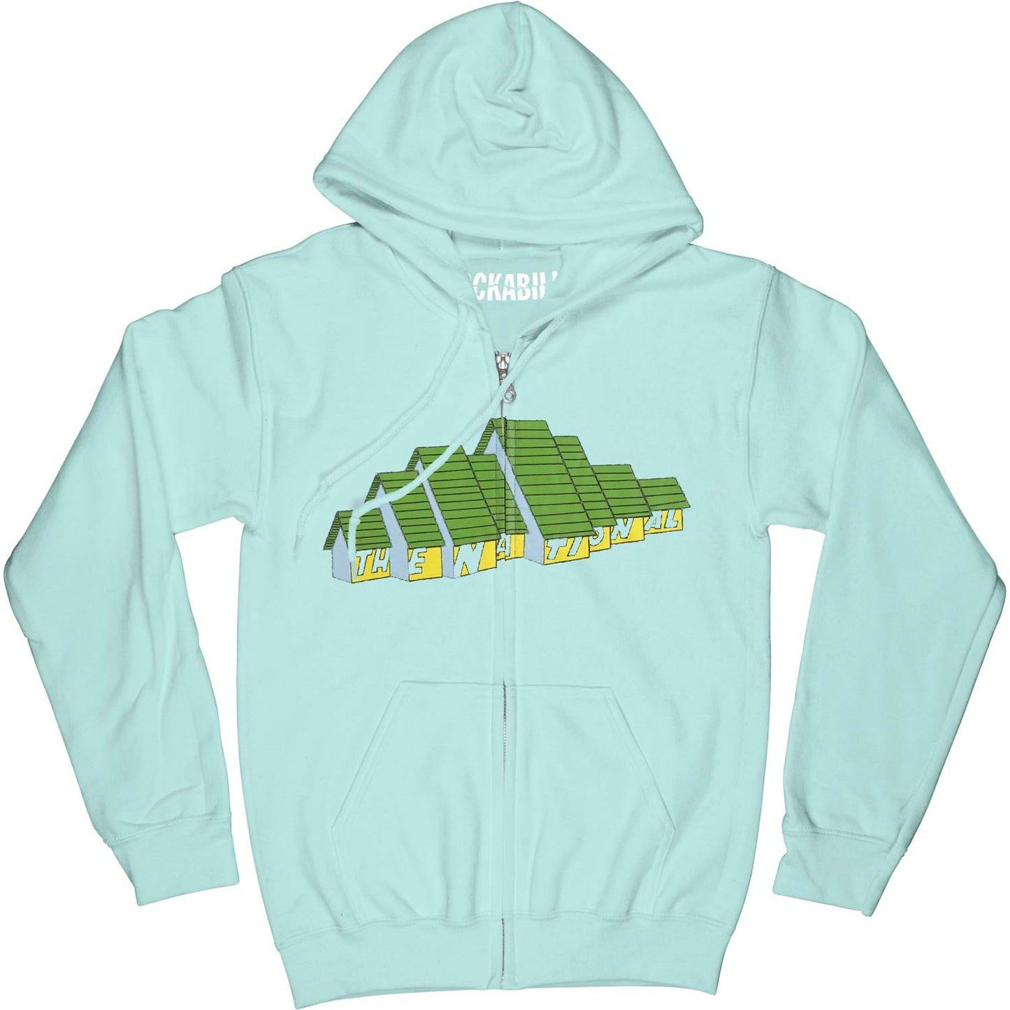Zippered Hooded Sweatshirt