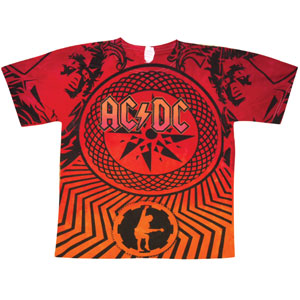 AC/DC Stadium Tour Tie Dye T-shirt