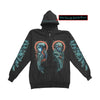 Phibes Zippered Hooded Sweatshirt