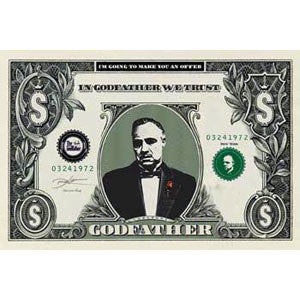 Godfather In Godfather We Trust Domestic Poster