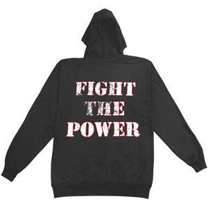 Public Enemy Zippered Hooded Sweatshirt