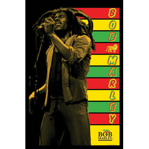 Bob Marley Stripes Blacklight