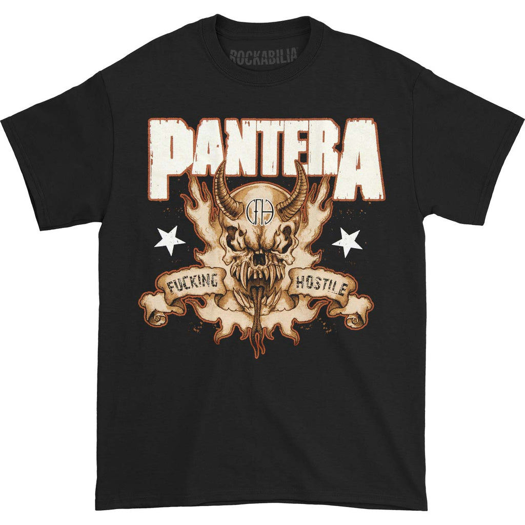 Pantera Hostile Skull T-shirt 93382 | Rockabilia Merch Store