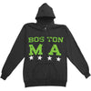 Boston, MA Star Zippered Hooded Sweatshirt