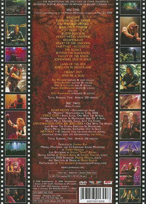 Gamma Ray DVD