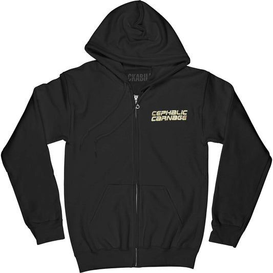 Cephalic Carnage Evil Jesus Zippered Hooded Sweatshirt
