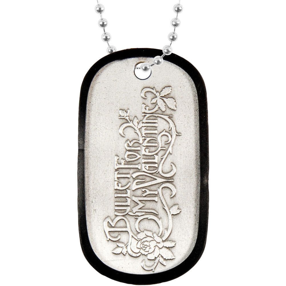 Bullet For My Valentine Lyric Dogtag Dog Tag Necklace