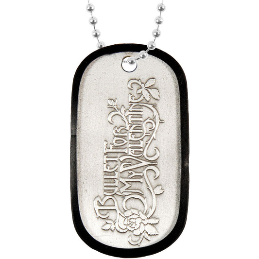 Bullet For My Valentine Lyric Dogtag Dog Tag Necklace
