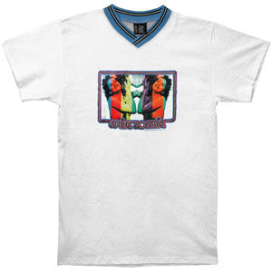 White Zombie Mirror Image V-Neck T-shirt