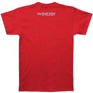 Weezer Propaganda Red T-shirt