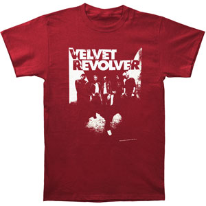 Velvet Revolver Group Photo Red Slim Fit T-shirt