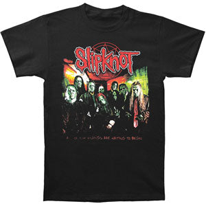 Slipknot Endings Hartford Itinerary T-shirt