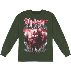 Slipknot Infection Silver Back  Long Sleeve