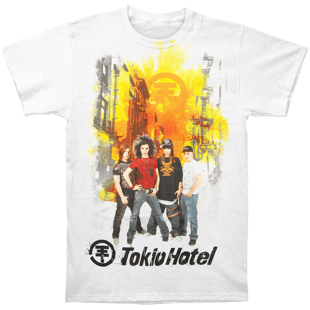 Tokio Hotel Burning City Slim Fit T-shirt