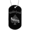 Ace Of Spades Dog Tag Necklace