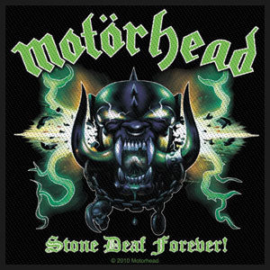 Motorhead Stone Deaf Forever Woven Patch