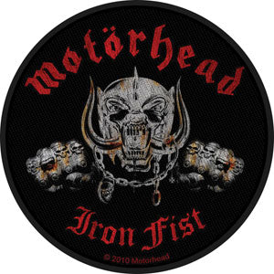 Motorhead Iron Fist Woven Patch
