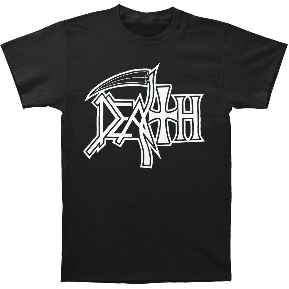 Death New Logo (White on Black) T-shirt