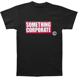 Something Corporate Black Copyright T-shirt