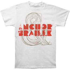 Anchor & Braille Mechanics White Slim Fit T-shirt
