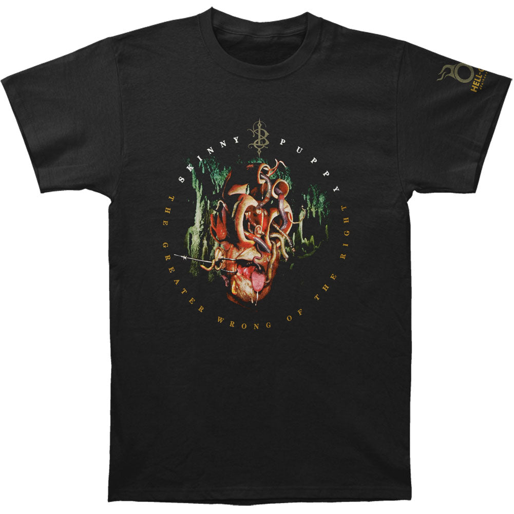 Skinny Puppy Album With Cities T-shirt