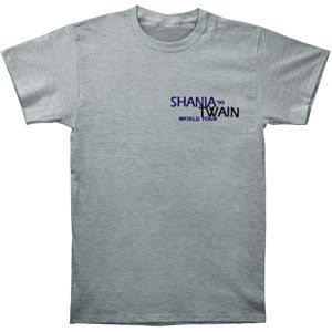 Shania Twain Embroidered World Tour 99 T-shirt