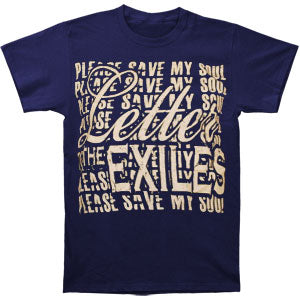 Letter To The Exiles Save My Soul Navy T-shirt