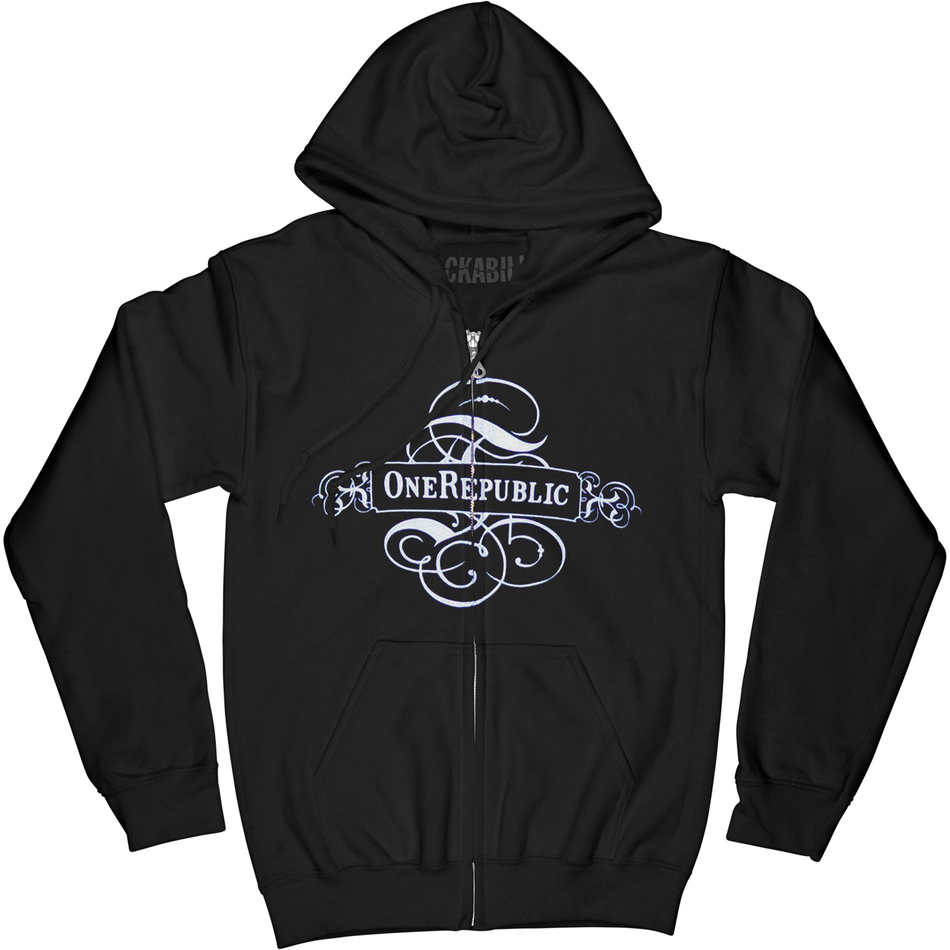 Banner Zippered Hooded Sweatshirt