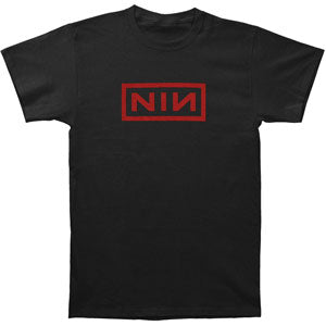 Nine Inch Nails Red Logo Summer Tour Slim Fit T-shirt