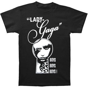 Lady Gaga Keyhole Men's T-shirt